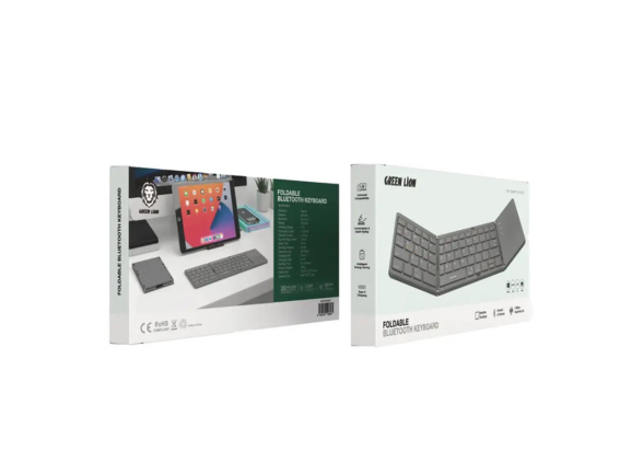 Green Lion Foldable Bluetooth Keyboard - Gray| Same-Day Delivery Qatar Green Lion Foldable Bluetooth Keyboard - Gray| Same-Day Delivery Qatar